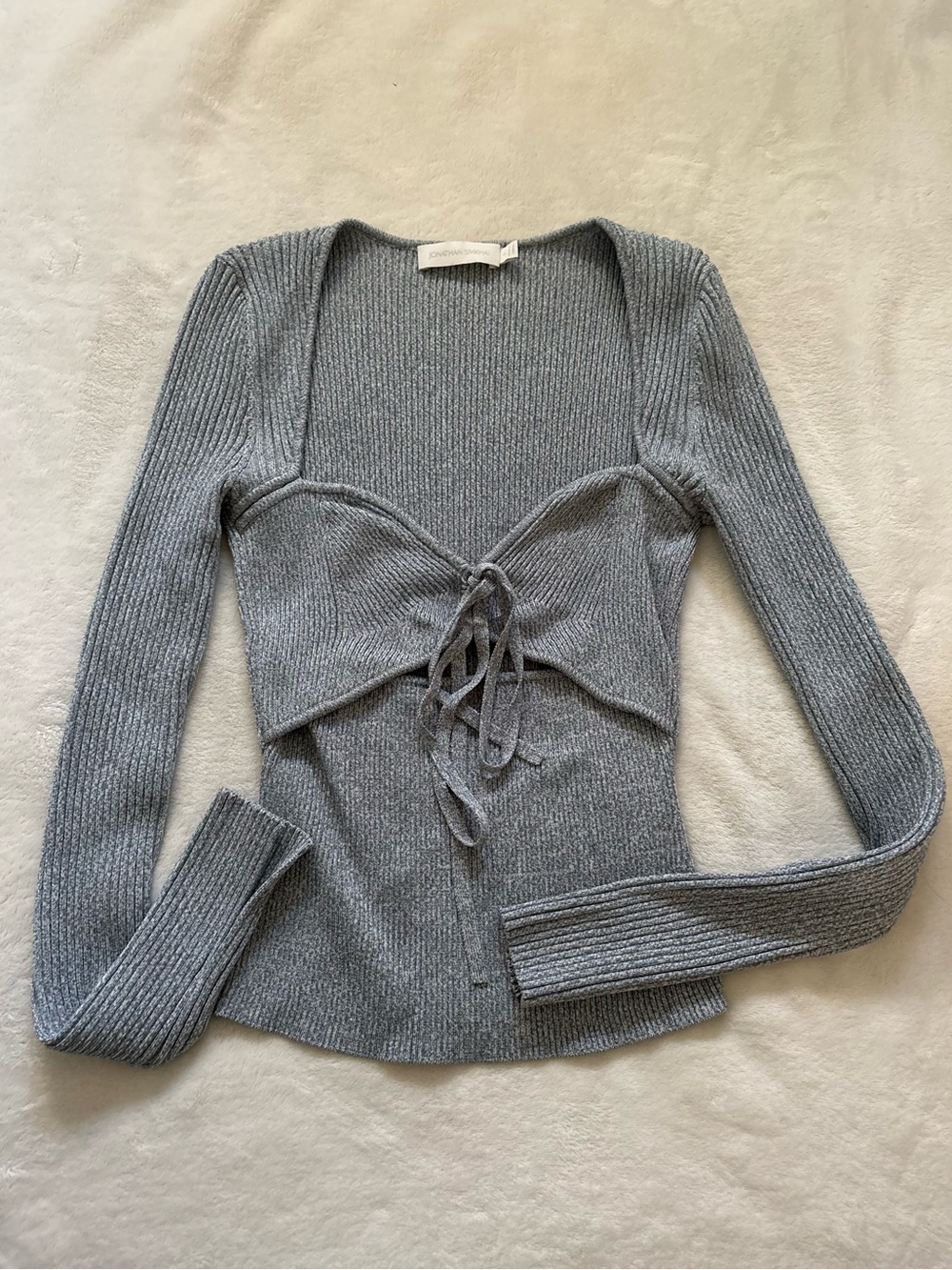 Jonathan Simkhai Compact Rib Top